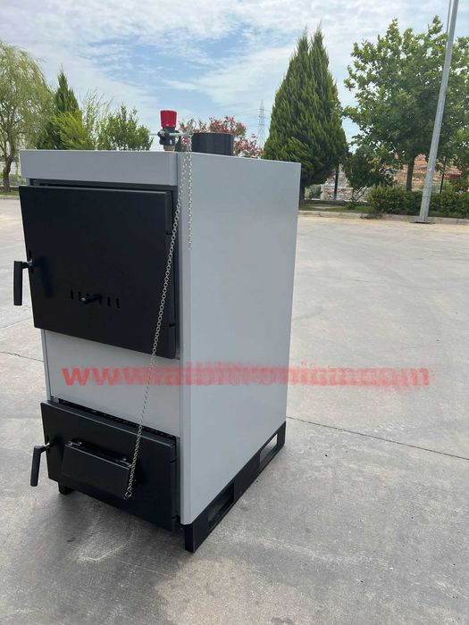 Caldeira Nova a Lenha 35KW Chapa de Aço.