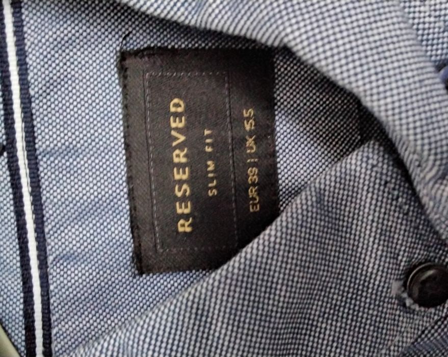 Koszula męska  slim fit rozm 39,Reserved