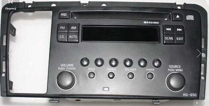 HU-650 HU-850 Naprawa radio Volvo