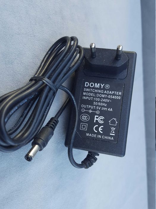 Блок питания  DOMY 5V – 4A для Android TV-box или ТВ-приставки