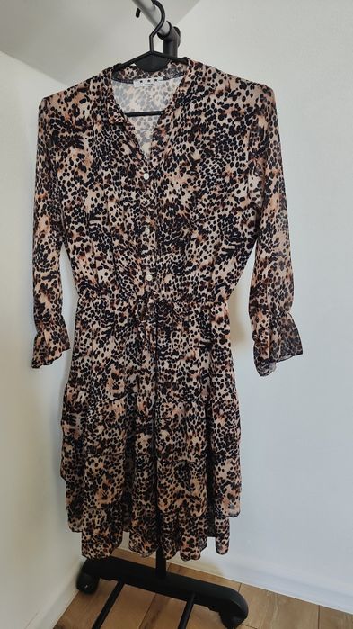 Sukienka w panterkę S/M