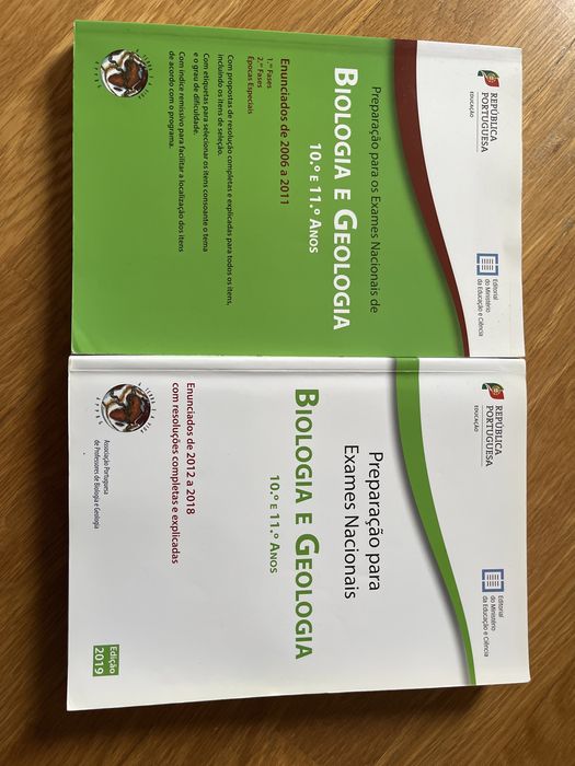 Livros de Preparação para Exames Nacionais Biologia e Geologia Pack 2