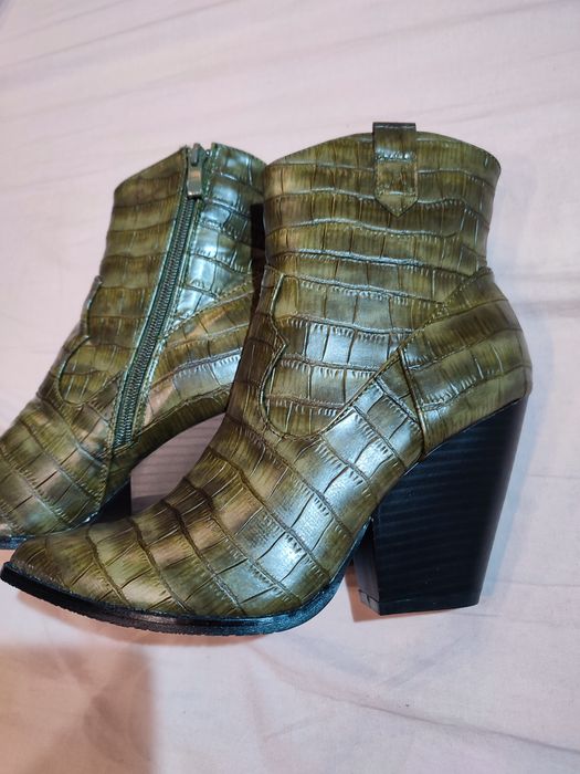 Botki kowbojki Vices zieleń khaki r. 39 nowe