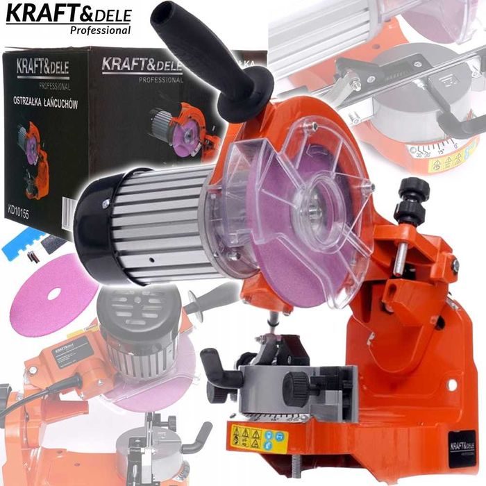KRAFT&DELE Elektryczna Ostrzałka Do Łańcuchów 750w 230v Tarcza KD10155