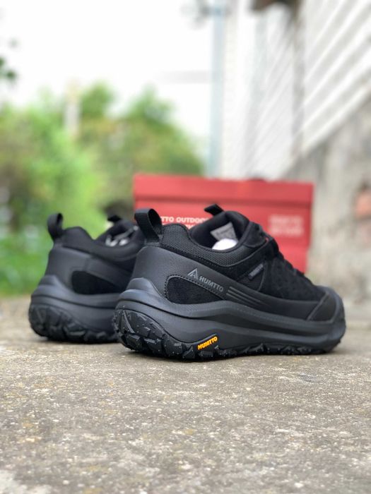 Теплі чоловічі кросівки Humtto 371081A3 All Black (41-46) — водостійкі, фліс, осінь-зима | Хумтто