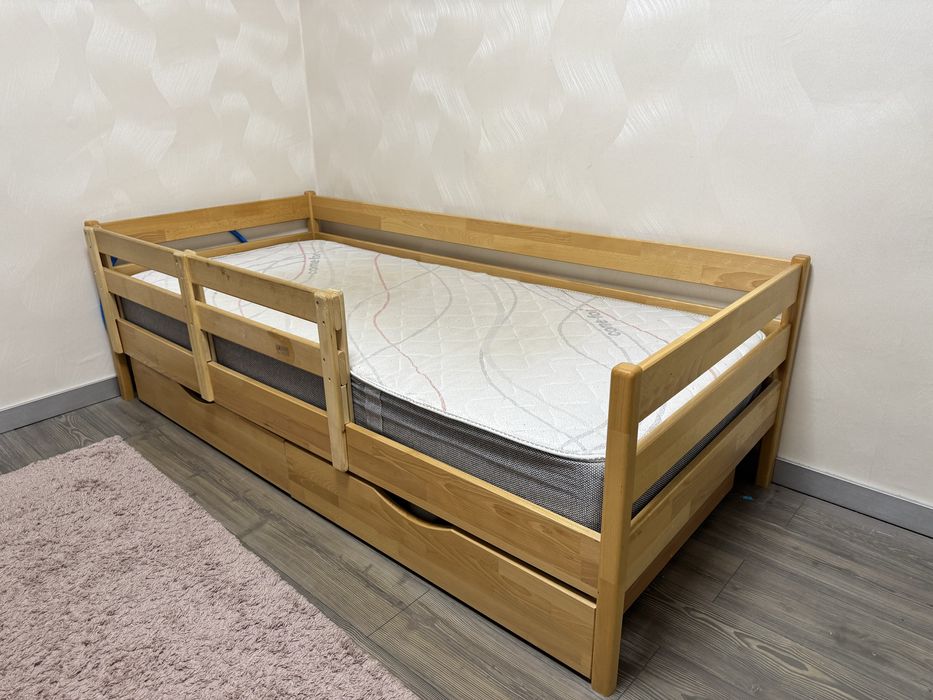 Деревяне ліжко 90/200