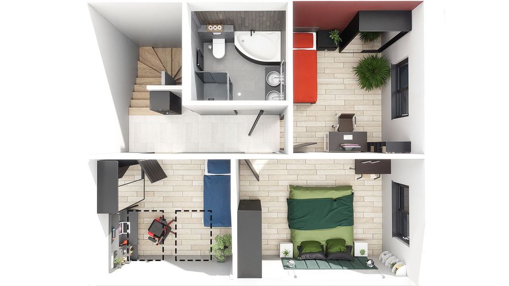 NOWE Domy w MALOWNICZEJ Lokalizacji !! 89,88m2