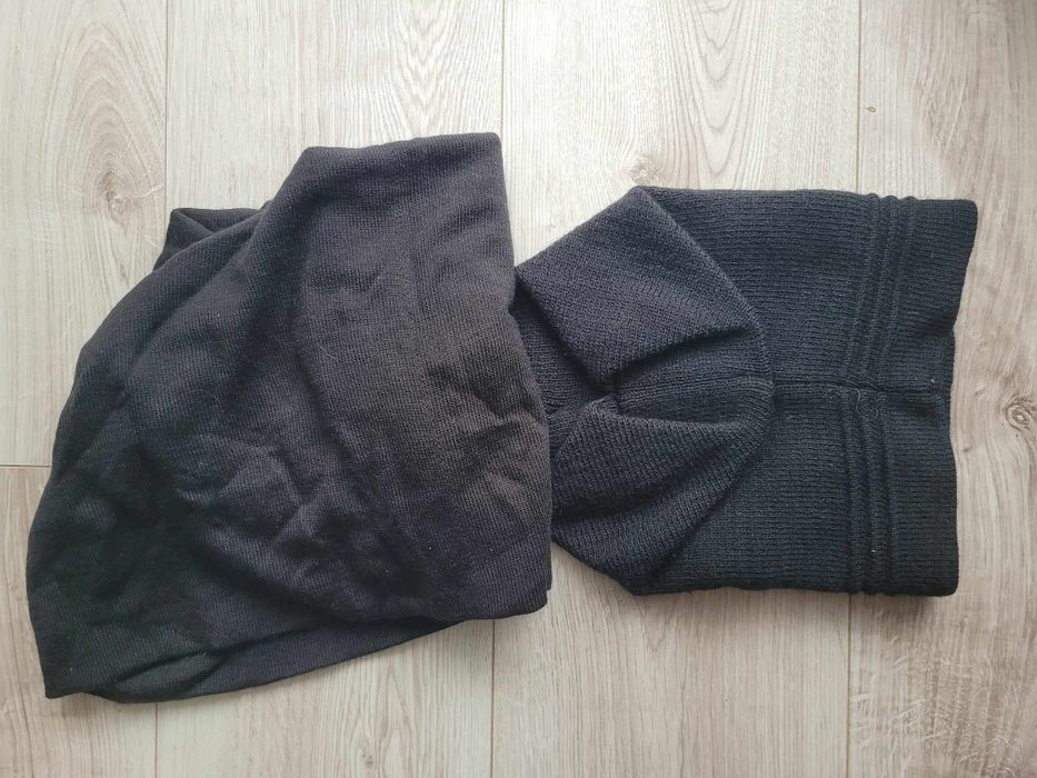 Czapka I komin damski z dodatkiem wełny