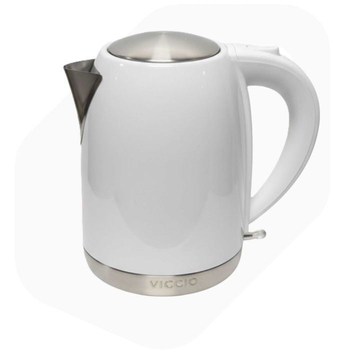 Czajnik elektryczny stalowy VICCIO FK-1507-2W 1,7L 2200W Biały 10KG4