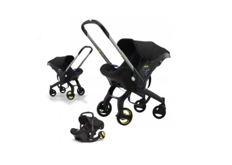 Lekki Wózek 3w1 FLEXI Wielofunkcyjny Nosidełko Bambus