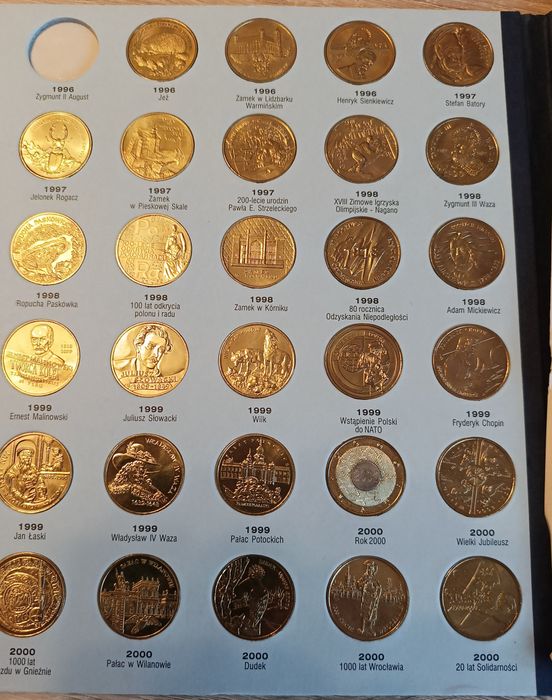 Zestaw monet 2 zł GN - 89 sztuk.