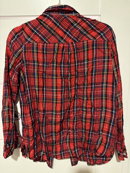 Koszula Esemara rozm.40 w kratkę ze srebrną nitką