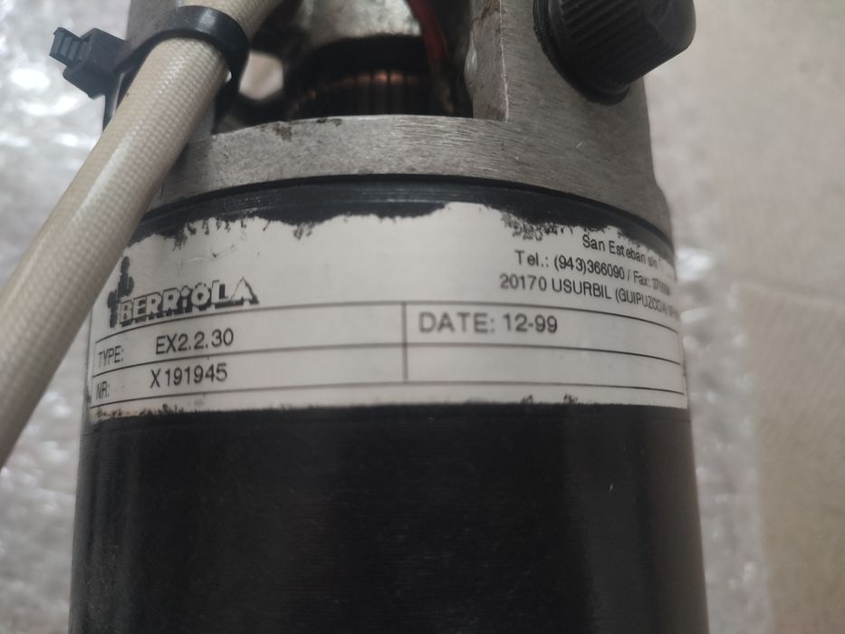 Motor elétrico DC, CNC, com polias