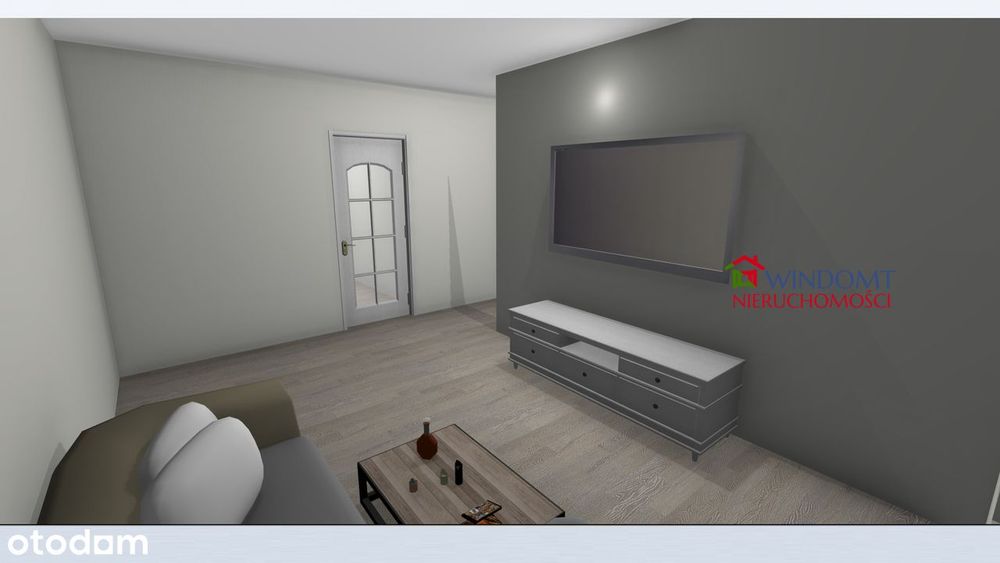 Umeblowane, wyremontowane M3 na 1-piętrze. CO z sieci. Balkon.