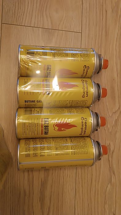 Kartusze gaz w pojemnikach