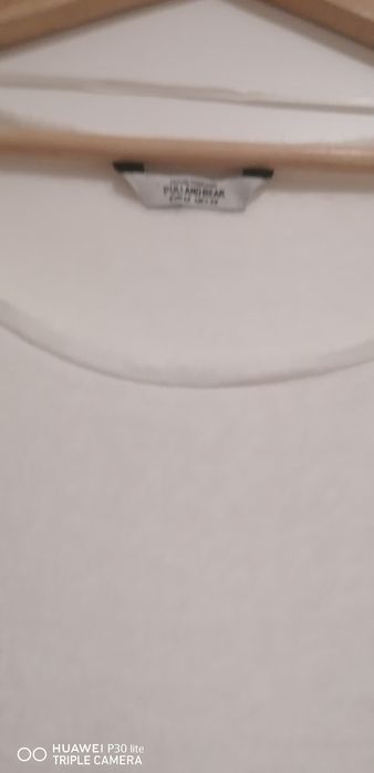 Camisola senhora branca em algodão