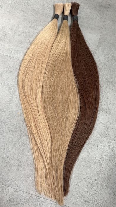 Włosy Słowiańskie 100% premium Kitki - Odcienie Blond - 50cm - Najwyższa Jakość