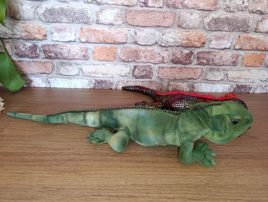 Maskotka agama brodata 55 cm, jaszczurka  jak  prawdziwa