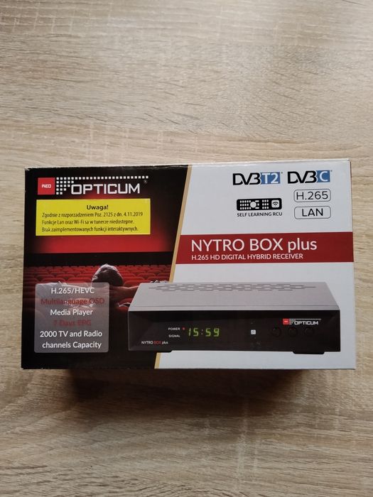 Tuner DVB-T 2 Opticum nytro box plus
