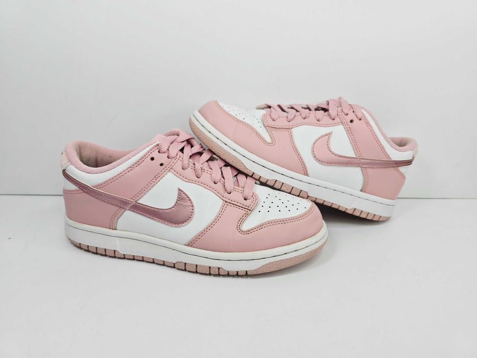 Nike Dunk Low Pink Velvet GS Różowe Buty Sportowe Damskie 38