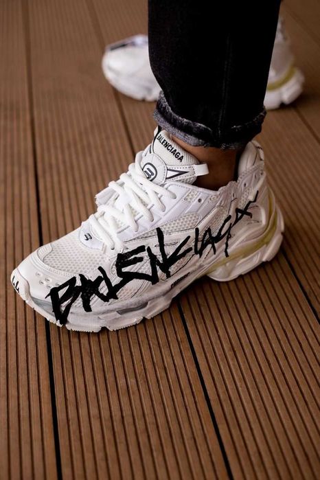Мужские кроссовки Balenciaga Runner Graffiti Premium. Размеры 41-46