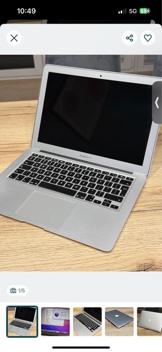 Idealny macbook air 2017 i5 8/128gb