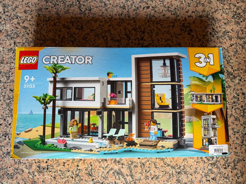 LEGO Creator 31153 — Casa Moderna 3 em 1 — Com caixa