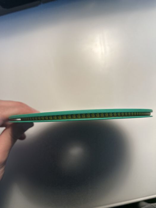 Marcadores de Cabo deslizantes HellermannTyton rolo ~1000 unidades