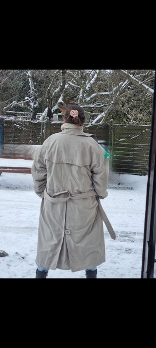 Fenomenalny Nowy płaszcz trencz prochowiec Germany oversize 52