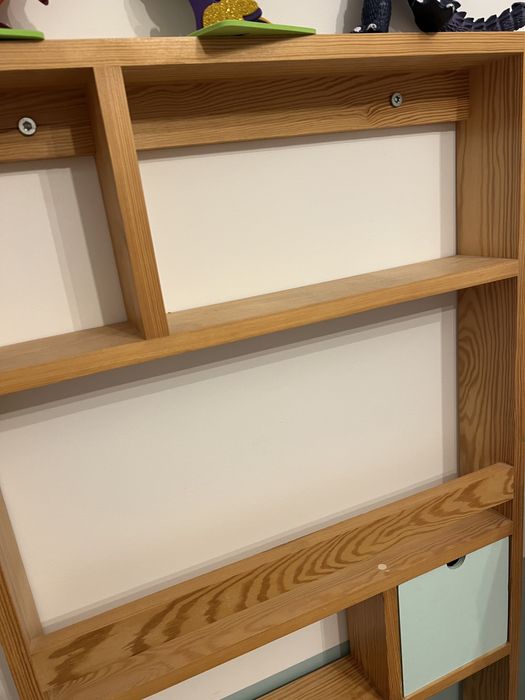 Półka na ksiązki bambook drewniana