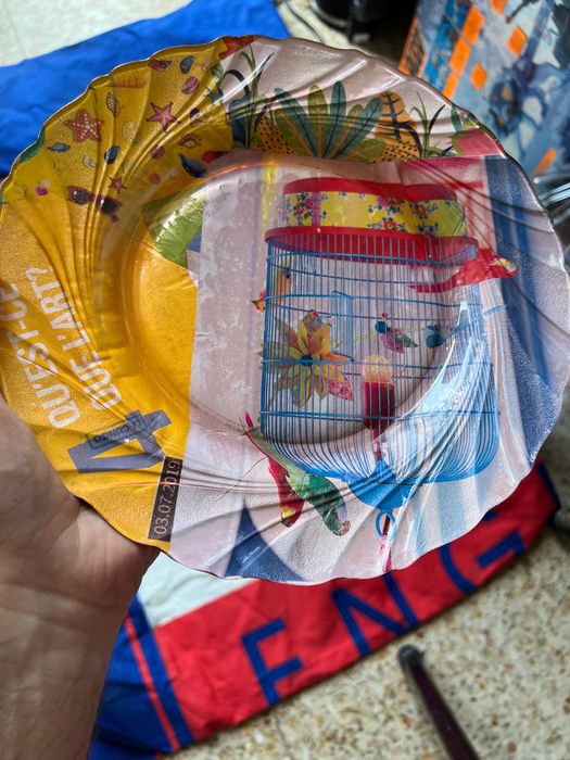 Prato feito a mao arte