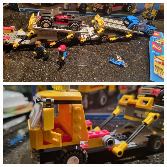 Klocki LEGO CITY 66523 Laweta lora z samochodami 3w1 MEGA zestaw