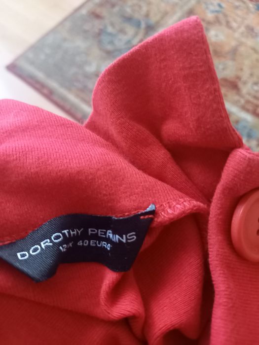 Czerwona bluzka bez rękawa Dorothy Perkins rozmiar 40