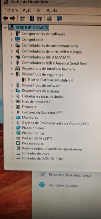 PC completo HP i5 9th SSd 256Gb ecrã 22" teclado rato