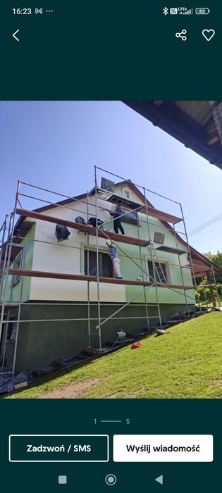 Mycie, Malowanie Elewacji, docieplanie budynków