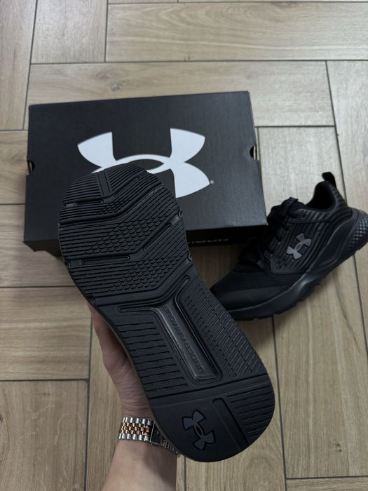 Under Armour Nowe Sportowe Buty Męskie Czarne Materialowe 43