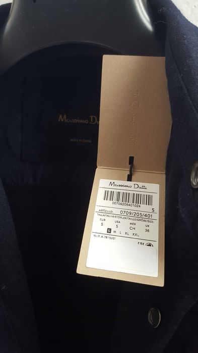 NOVO c/ Etiqueta - Casaco Massimo Dutti - Homem