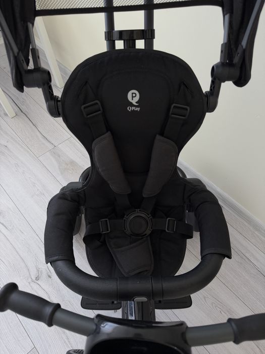 Триколісний велосипед з батьківською ручкою, Qplay Cosy