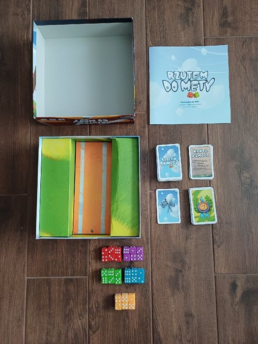 Gra w kości rodzinna Rzutem do mety Trefl Joker Line kompletna