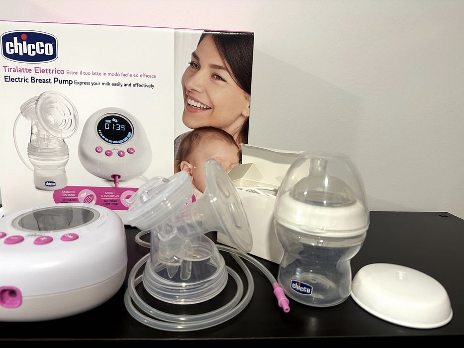 Bomba Elétrica Extratora de Leite Chicco NOVA + Oferta do Biberão