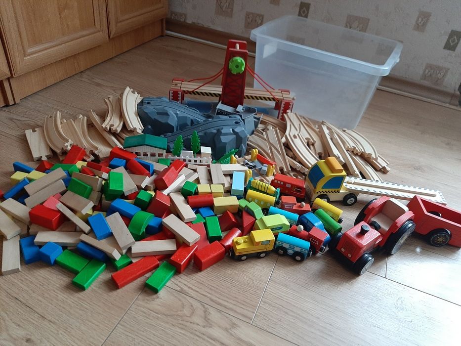 Zestaw klocków drewnianych