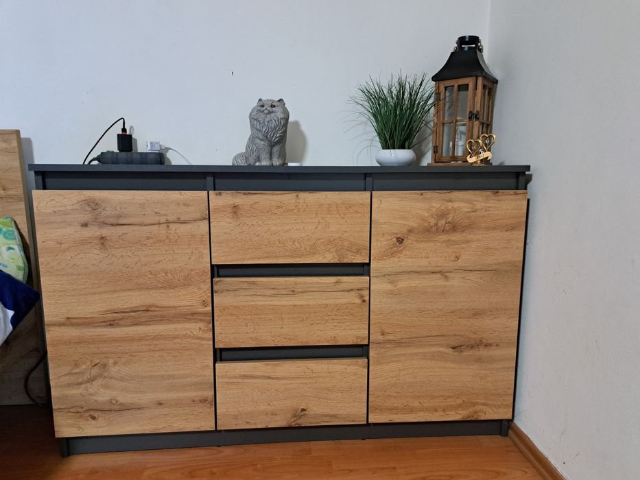 Meble komody łóżko stolik zestaw mebli do salonu sypialni