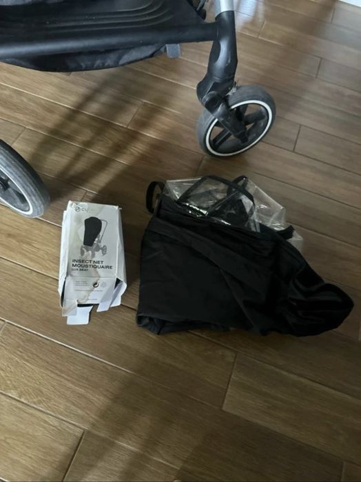 Spacerówka Cybex Balios S Lux + moskitiera + folia przeciwdeszczowa