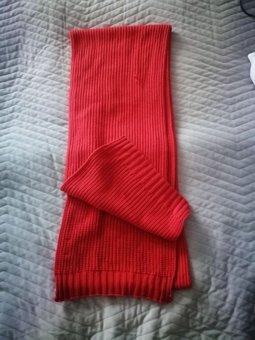 Szalik unisex pomarańczowy extra długi