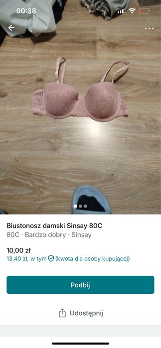 biustonosze damskie 80C