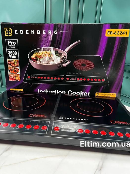 Індукційна плита Edenberg EB-62241 электроплита индукционная печь піч