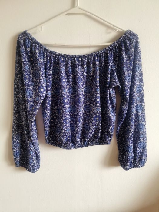 Bluzka hiszpanka niebieska Atmosphere