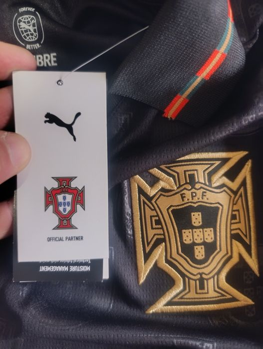 T-shirt Portugal Preta