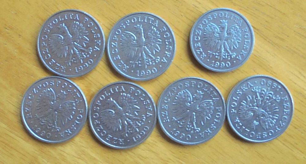 Monety polskie 100 zl+50 zł 20 monet