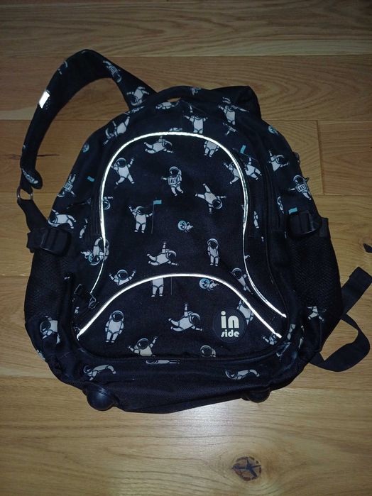 Plecak In Side z motywem kosmonauty stan dobry+